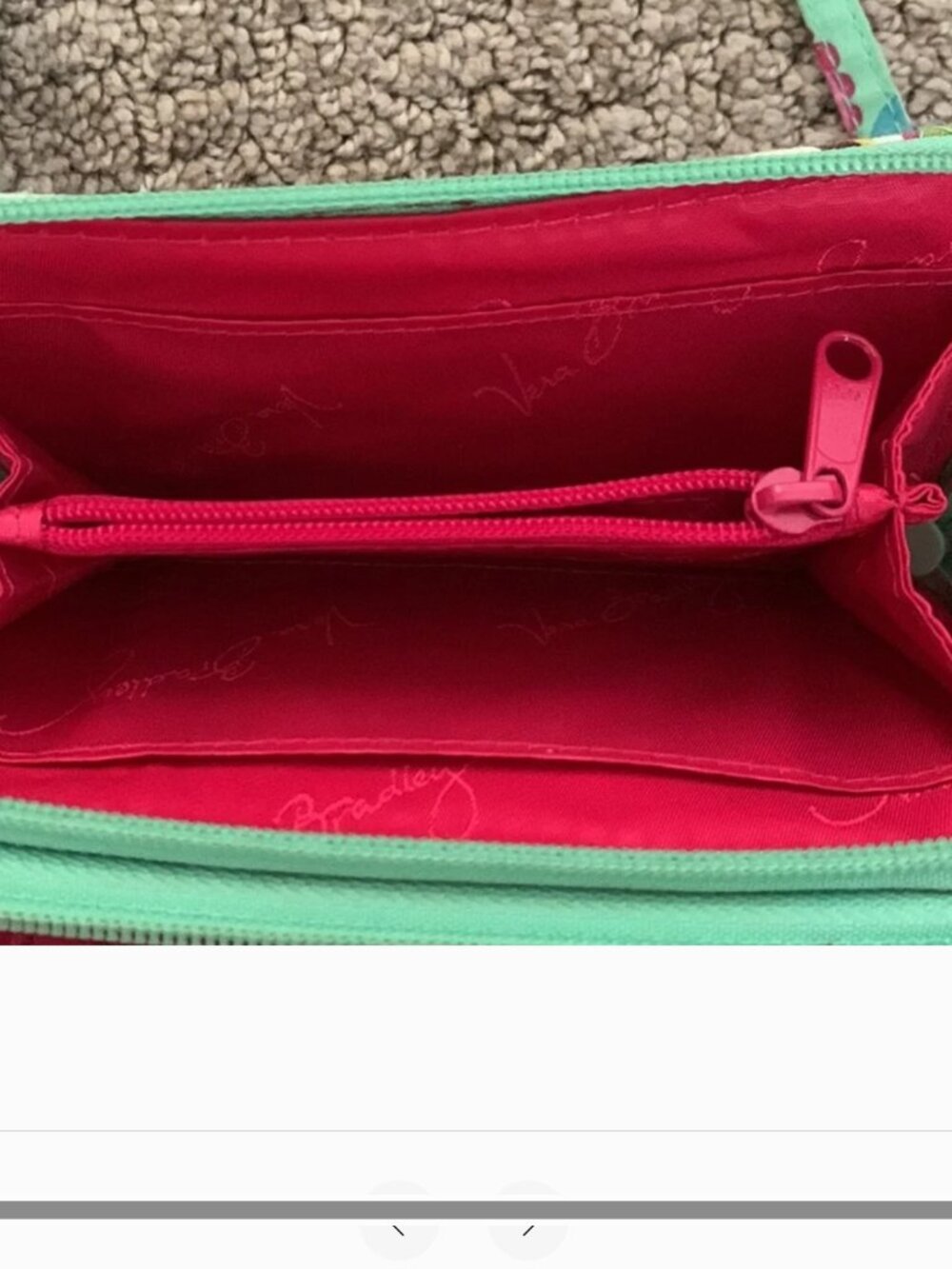 Vera Bradley All-in-One Crossbody & Wristlet, Tutti Frutti, New with Tags - Picture 4 of 5